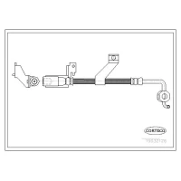 Brake line pipe