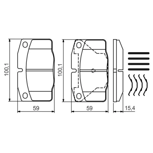 BRAKE PADS FOR DISC BRAKES - 4