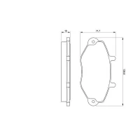 Brake pads for disc brakes