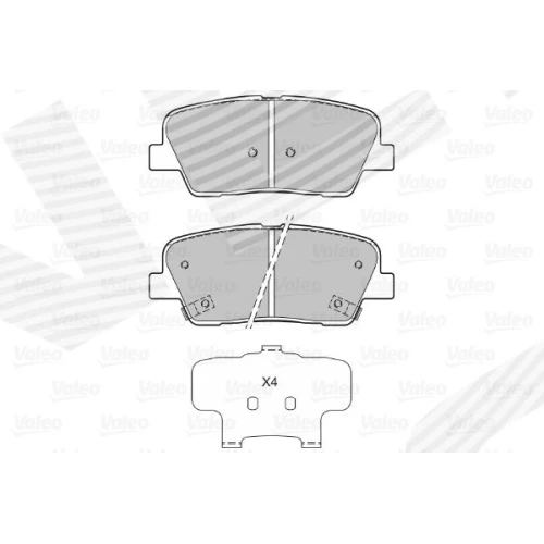 BRAKE PADS FOR DISC BRAKES - 1