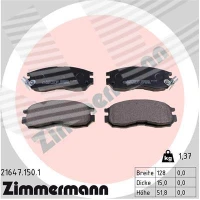 Brake pads for disc brakes