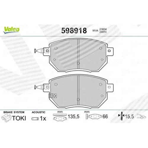 BRAKE PADS FOR DISC BRAKES - 0