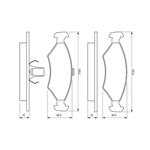 BRAKE PADS FOR DISC BRAKES - 6