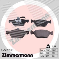 Brake pads for disc brakes