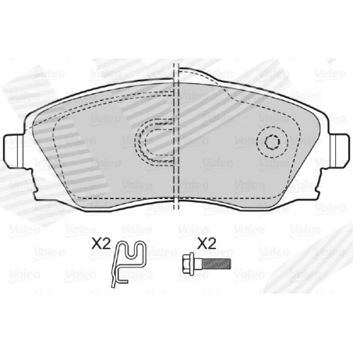 BRAKE PADS FOR DISC BRAKES - 1