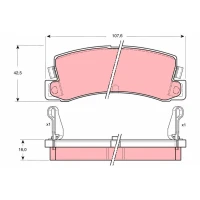 Brake pads for disc brakes