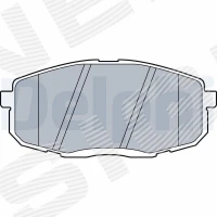 Brake pads for disc brakes