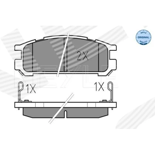 BRAKE PADS FOR DISC BRAKES - 0