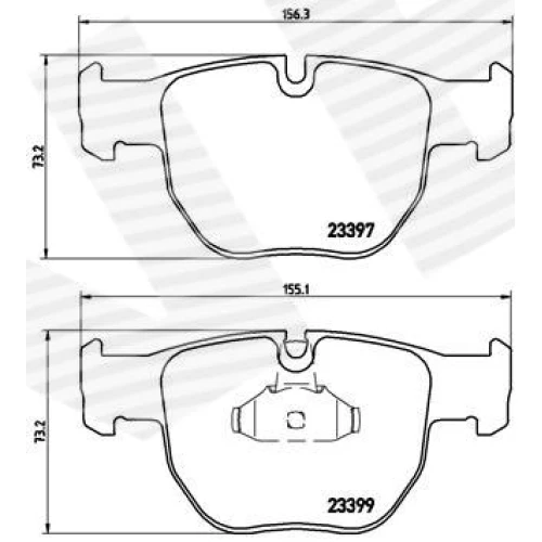 BRAKE PADS FOR DISC BRAKES - 0