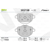 Brake pads for disc brakes