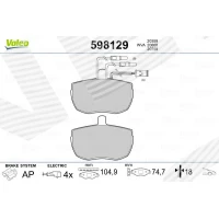 Brake pads for disc brakes