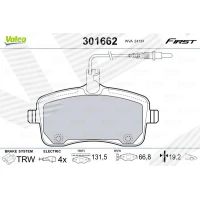 Brake pads for disc brakes