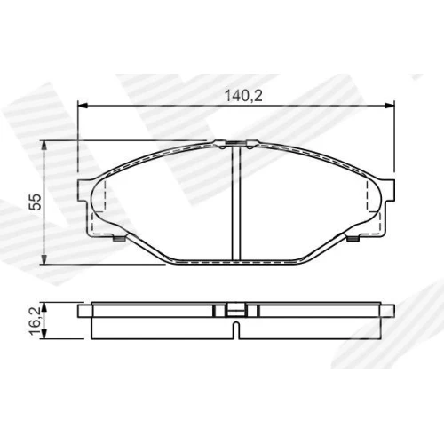 BRAKE PADS FOR DISC BRAKES - 0