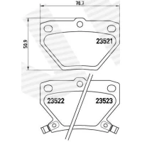 Brake pads for disc brakes