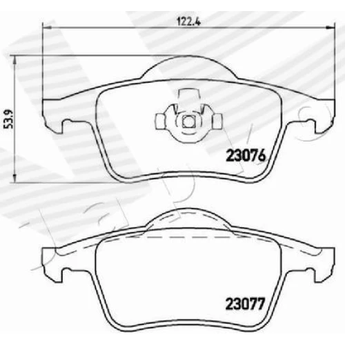 BRAKE PADS FOR DISC BRAKES - 1