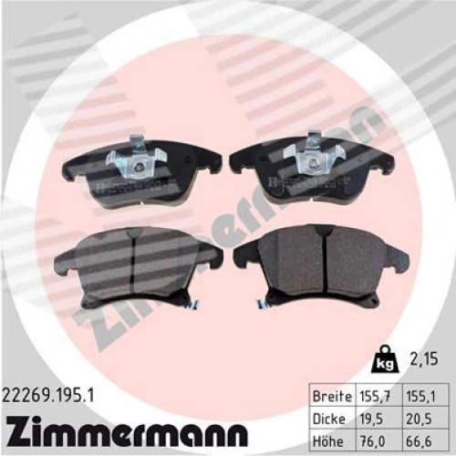 BRAKE PADS FOR DISC BRAKES - 0