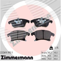 Brake pads for disc brakes