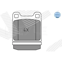 Brake pads for disc brakes