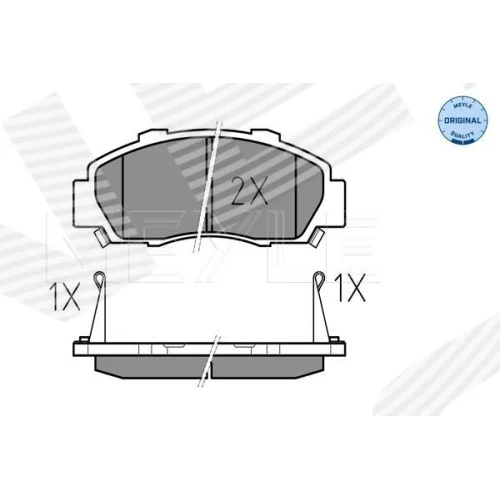 BRAKE PADS FOR DISC BRAKES - 0