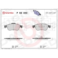 Brake pads for disc brakes