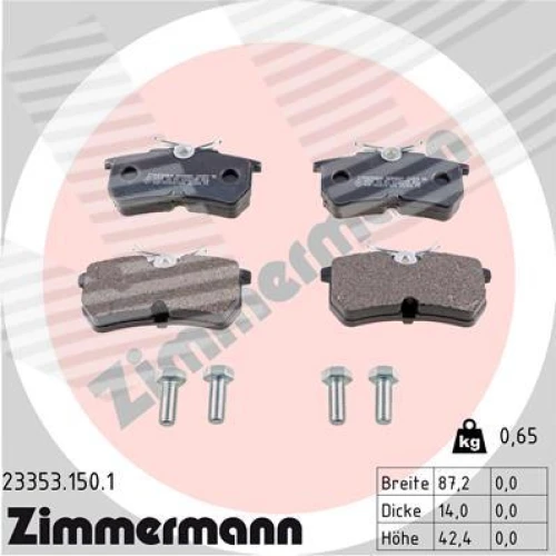 BRAKE PADS FOR DISC BRAKES - 0