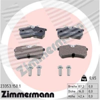 Brake pads for disc brakes