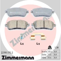 Brake pads for disc brakes