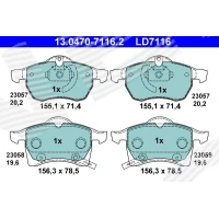 Brake pads for disc brakes