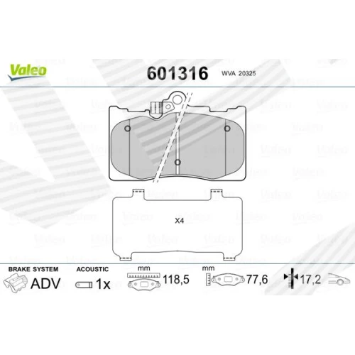 BRAKE PADS FOR DISC BRAKES - 0