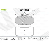 Brake pads for disc brakes