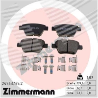 Brake pads for disc brakes