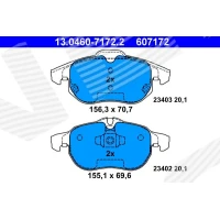 Brake pads for disc brakes