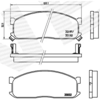 Brake pads for disc brakes