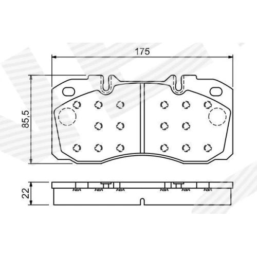 BRAKE PADS FOR DISC BRAKES - 6