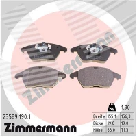 Brake pads for disc brakes