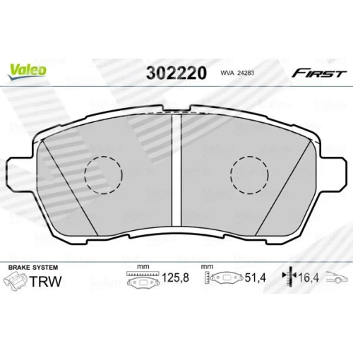 BRAKE PADS FOR DISC BRAKES - 0