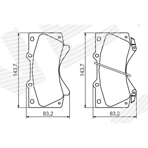 BRAKE PADS FOR DISC BRAKES - 4