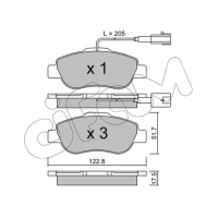 Brake pads for disc brakes