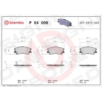 Brake pads for disc brakes