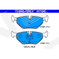 Brake pads for disc brakes