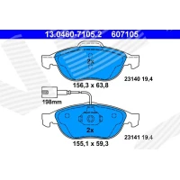 Brake pads for disc brakes