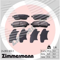 Brake pads for disc brakes