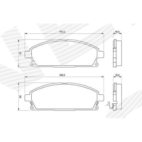 BRAKE PADS FOR DISC BRAKES - 4