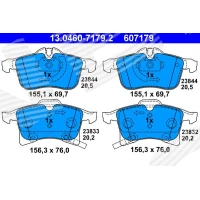 Brake pads for disc brakes