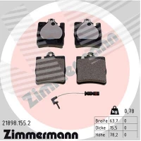 Brake pads for disc brakes