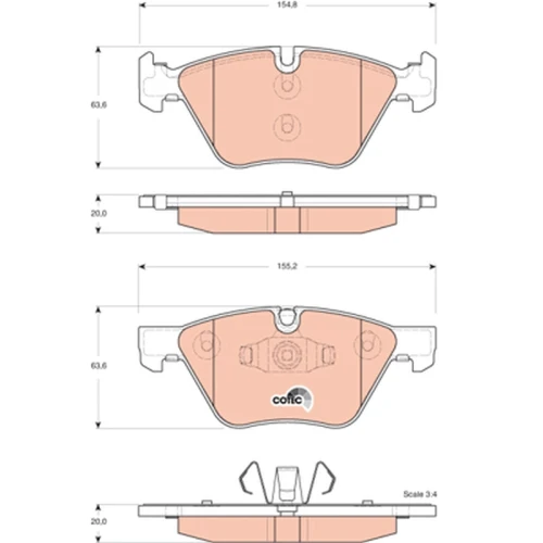 BRAKE PADS FOR DISC BRAKES - 0