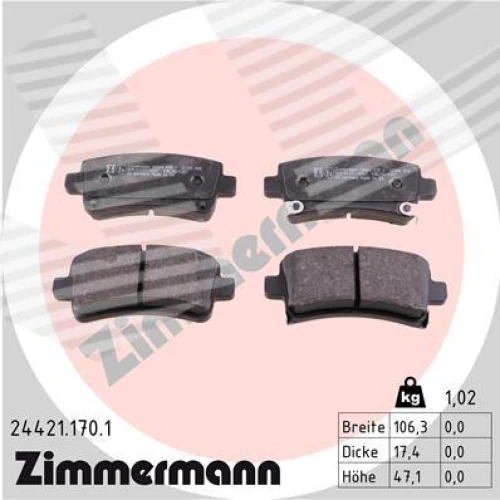 BRAKE PADS FOR DISC BRAKES - 0