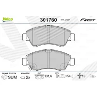 Brake pads for disc brakes