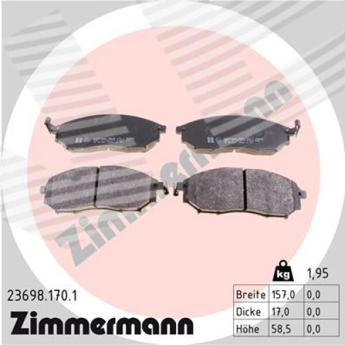 BRAKE PADS FOR DISC BRAKES - 0