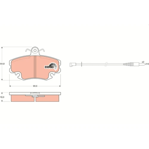 BRAKE PADS FOR DISC BRAKES - 0